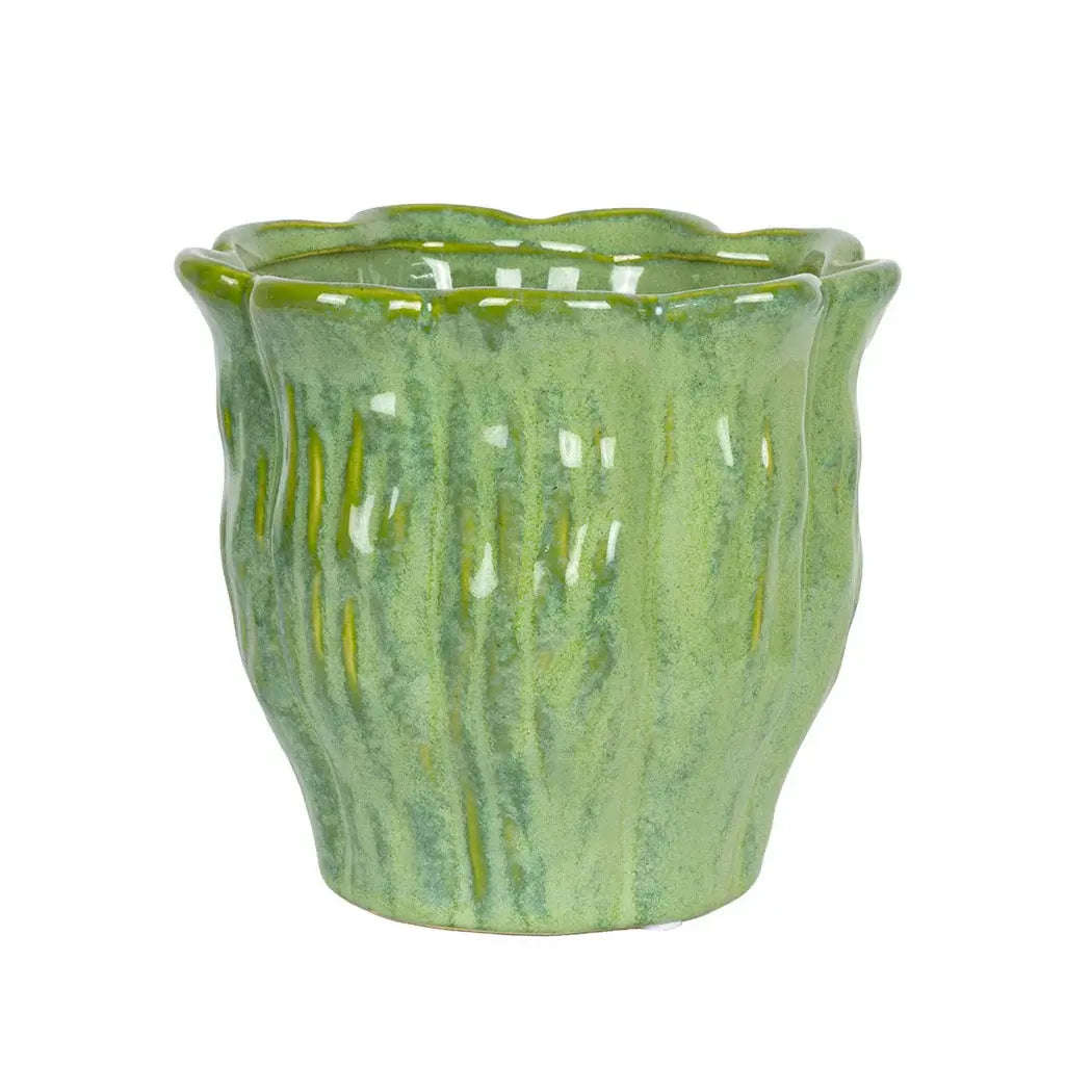 Ceramic Planter - Amazon Green 14.5cm