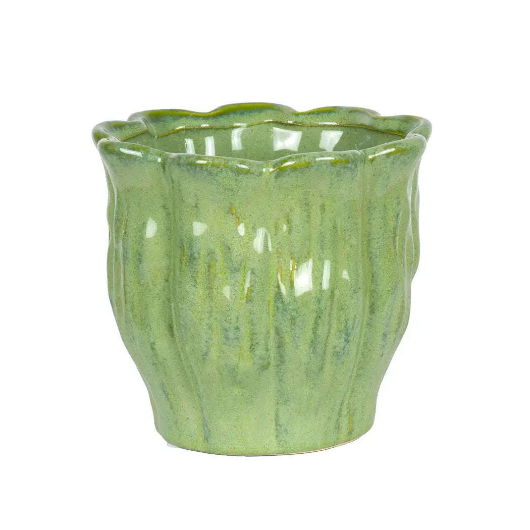 Ceramic Planter - Amazon Green 14.5cm