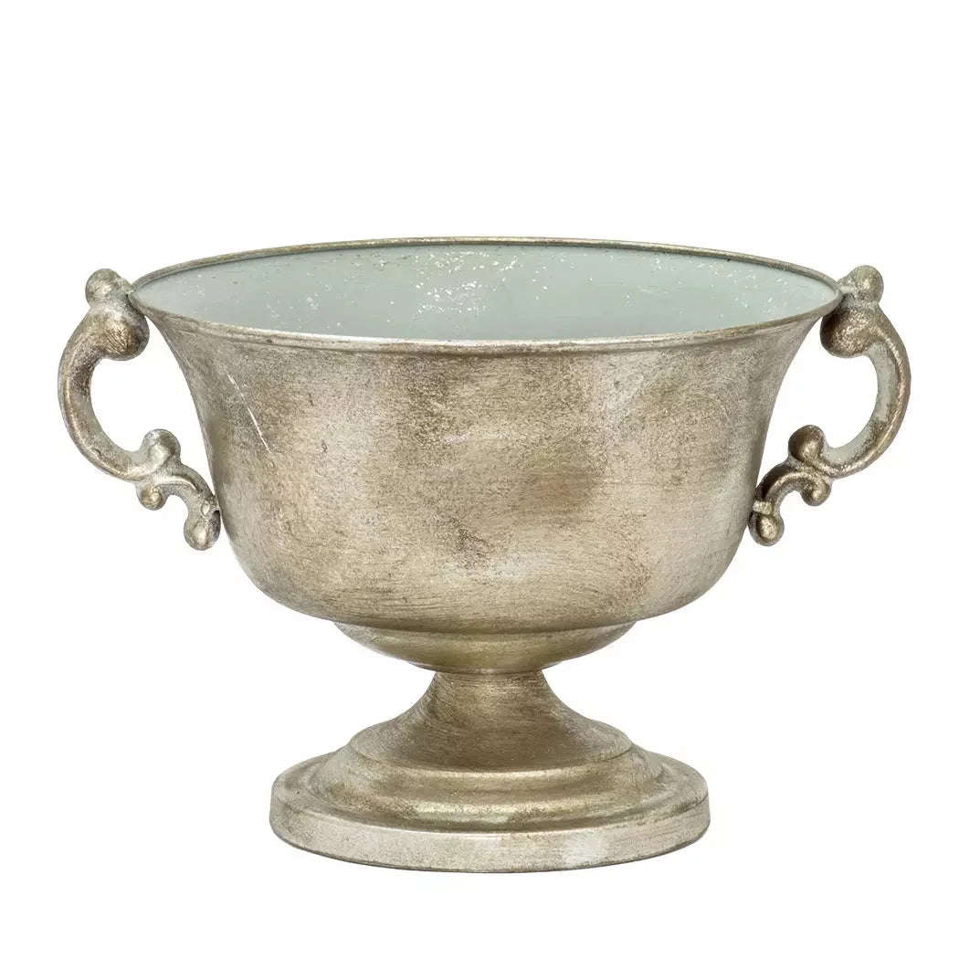 Metal Vase - Silver Handled Fatty (Vase Only)