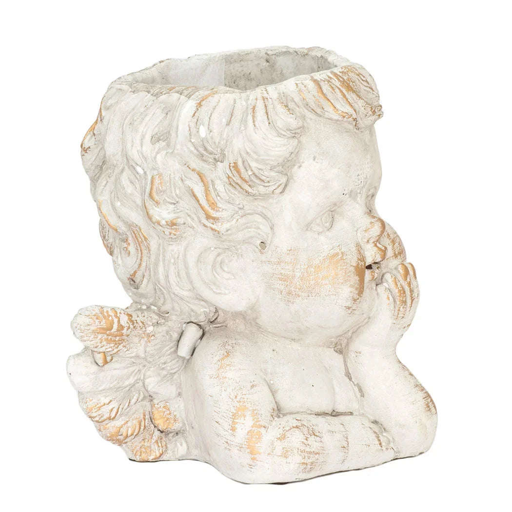 Planter Ornament - Pondering Angel