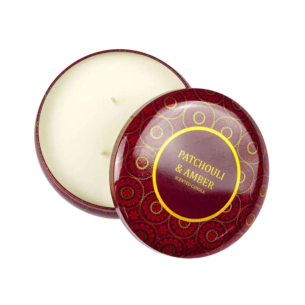 Scented Candle - Patchouli & Amber 13.5cm D