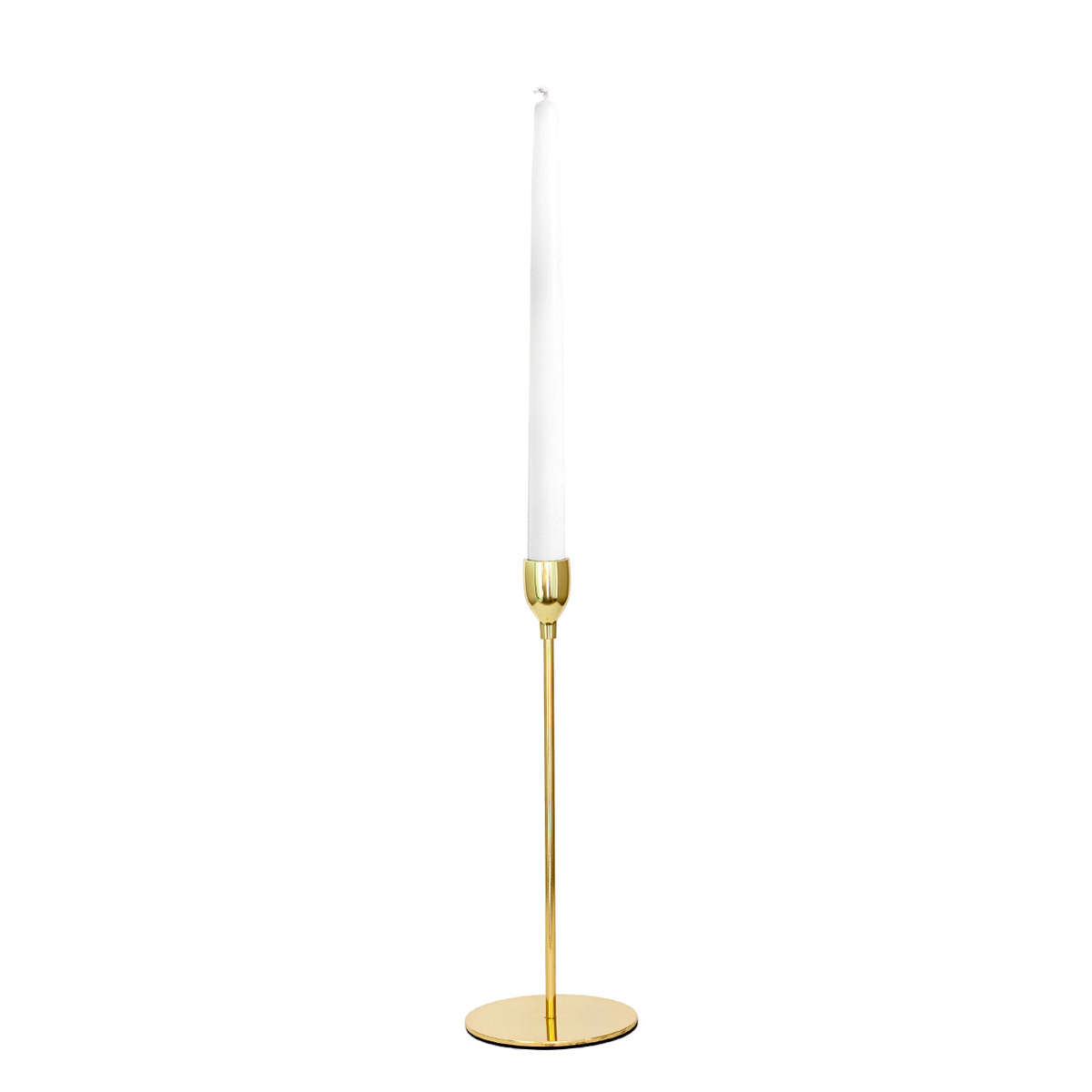 Candle Holder - Thin Gold 28cm