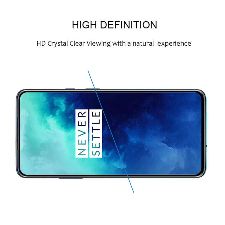 For OnePlus 7T Pro Full Glue Full Screen Tempered Glass Film