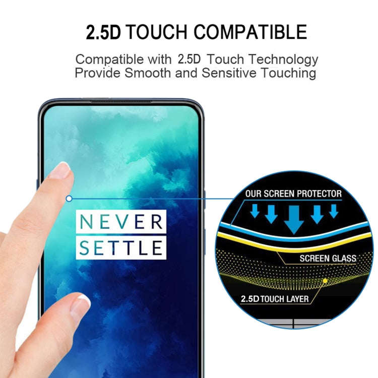 For OnePlus 7T Pro Full Glue Full Screen Tempered Glass Film