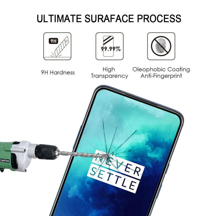 For OnePlus 7T Pro Full Glue Full Screen Tempered Glass Film