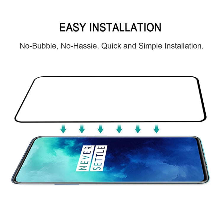 For OnePlus 7T Pro Full Glue Full Screen Tempered Glass Film