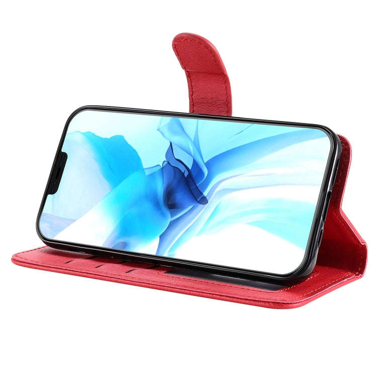 For iPhone 12 / 12 Pro 2 in 1 Solid Color Detachable PU Leather Case with Card Slots & Magnetic H...