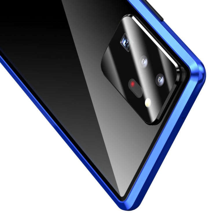 For Samsung Galaxy Note20 Ultra Shockproof Double-sided Tempered Glass Magnetic Attraction Case w...