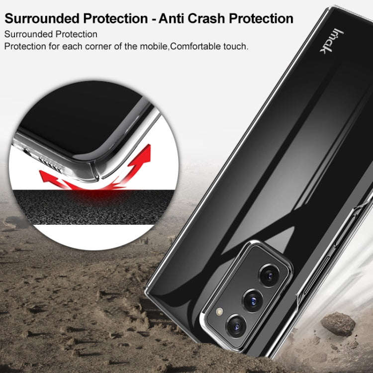 For Samsung Galaxy Z Fold2 5G IMAK Wing II Pro Series Wear-resisting Crystal Protective Case(Tran...