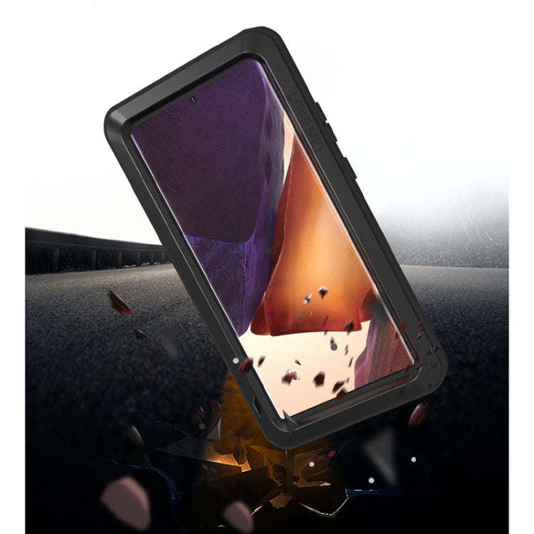 For Samsung Galaxy Note 20 Ultra LOVE MEI Metal Shockproof Waterproof Dustproof Protective Case w...