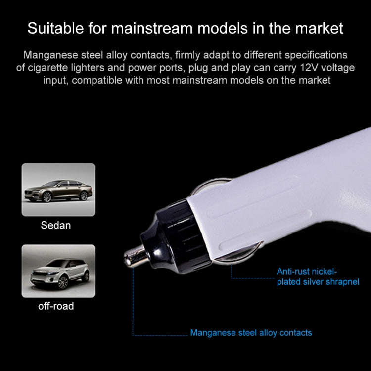 60W 16.5V 3.65A 5 Pin T Style MagSafe 2 Car Charger with 1 USB Port for Apple Macbook A1465 / A15...