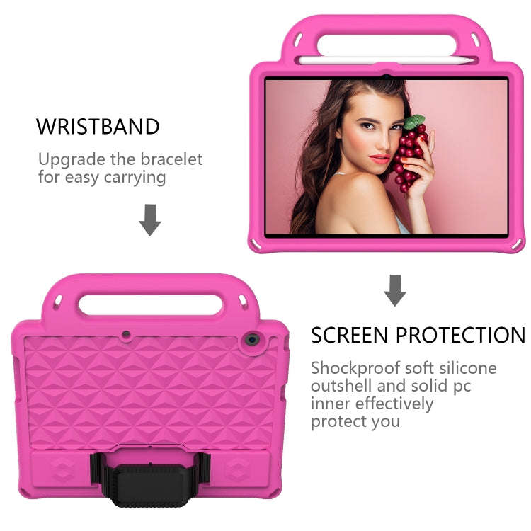 For Huawei  MediaPad T5 10.1 Diamond Series EVA Anti-Fall Shockproof Sleeve Protective Shell Case...