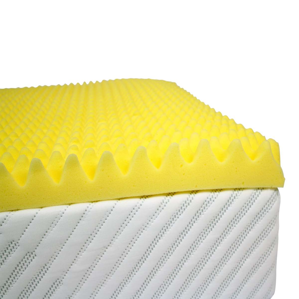 Convoluted/Eggbox Mattress Topper - Double