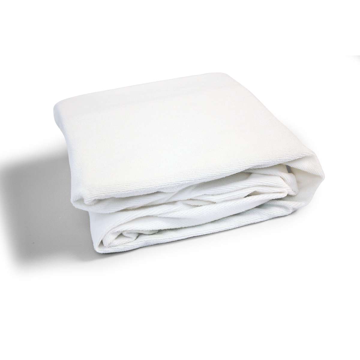 Microfibre Terry Towel Waterproof Mattress Protector -ThinkCosy - White - Single