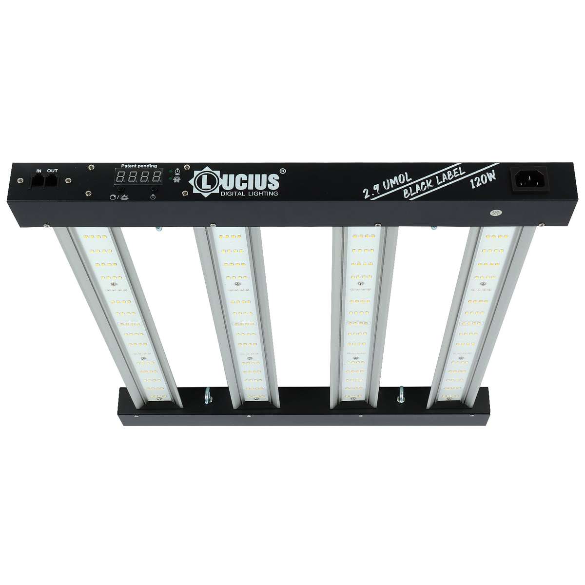 120W Samsung LM281B LED Grow Light | Programmable Sunrise/Sunset + Timer | Lucius Black Label