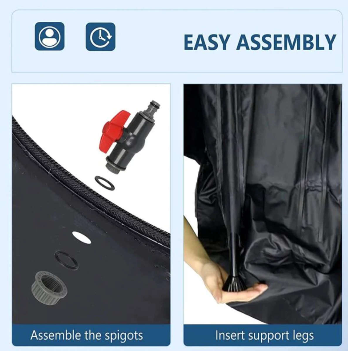 100L Portable Foldable Water Tank