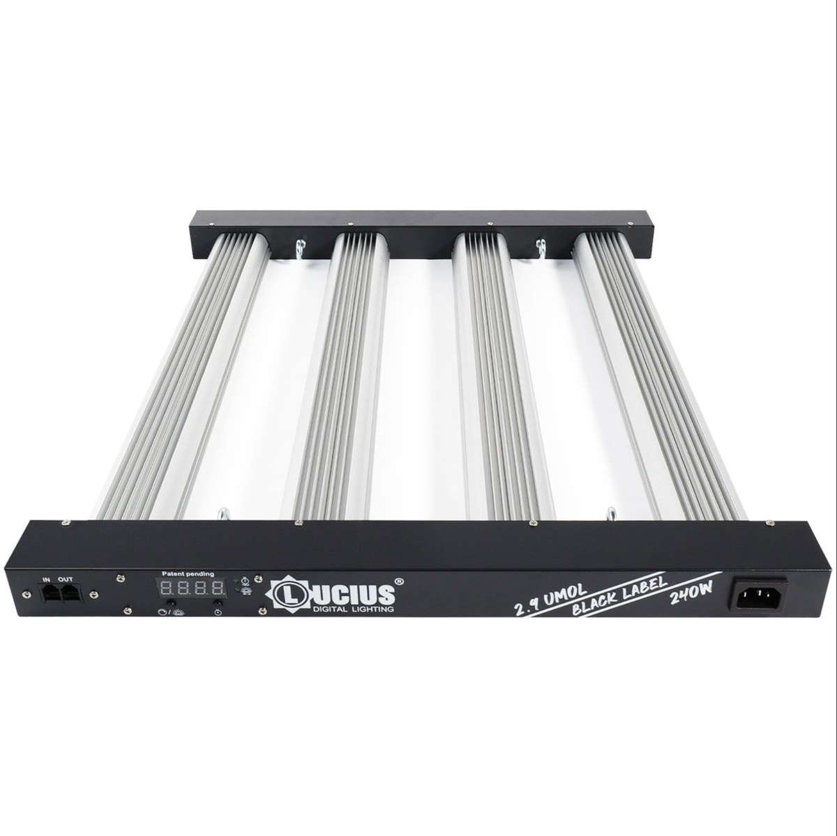 240W Samsung LM281B LED Grow Light | Programmable Sunrise/Sunset + Timer | Lucius Black Label