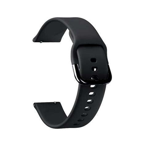S-Cape Quick Release 22mm Silicone Strap for Garmin & Samsung - Black