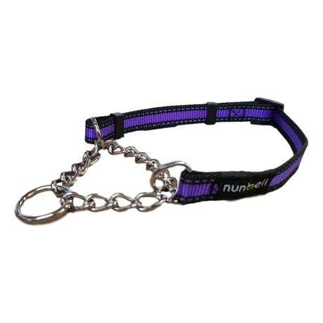 Nunbell Medium Reflective Half Check Collar