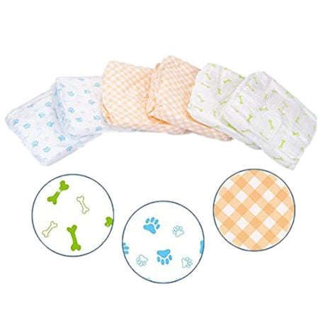 Pet Soft Medium Disposable Female Dog Diapers  Pack of 12