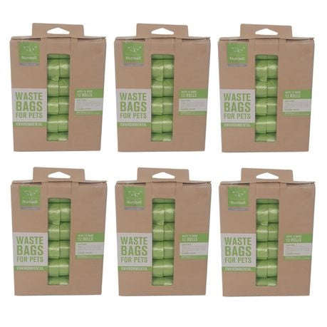 Nunbell Bio-Degradable Pet Waste Bags - 72 Rolls