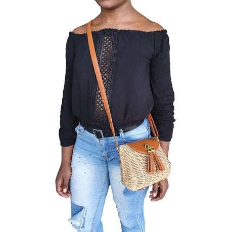 S-Cape Teardrop Wicker Bag Medium