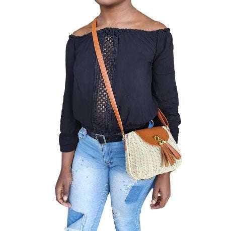 S-Cape Teardrop Wicker Bag Medium