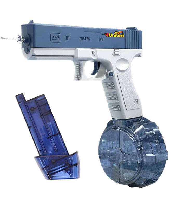 Electric Water Gun, up to 9 m Ft Rang Electric Automatic Water Gun, 450CC+60CC High Capacity Squi...