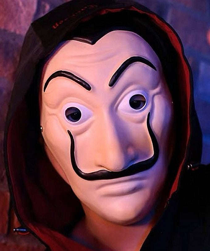 Money Heist Inspired Dress Up Mask