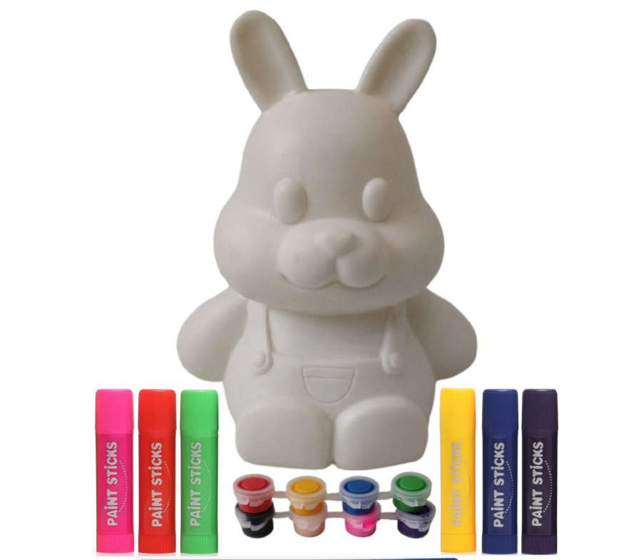 Paint A Piggy Bank Craft Set - Assorted Designs 17cm