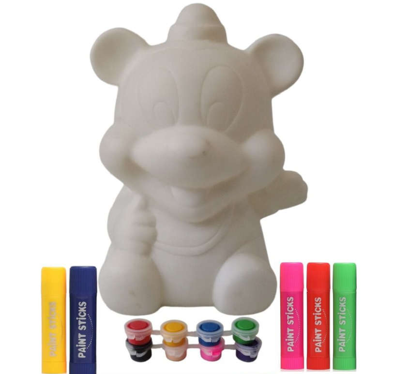 Paint A Piggy Bank Craft Set - Assorted Designs 17cm