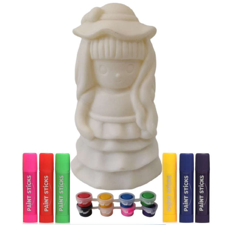 Paint A Piggy Bank Craft Set - Assorted Designs 17cm