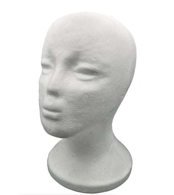 Mannequin Head Made of Polystyrene