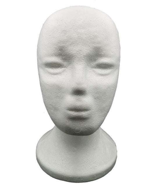 Mannequin Head Made of Polystyrene