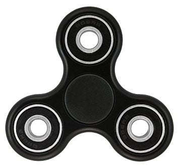 Fidget Spinner / Tri-Spinner - Plain Colours - Plain Black