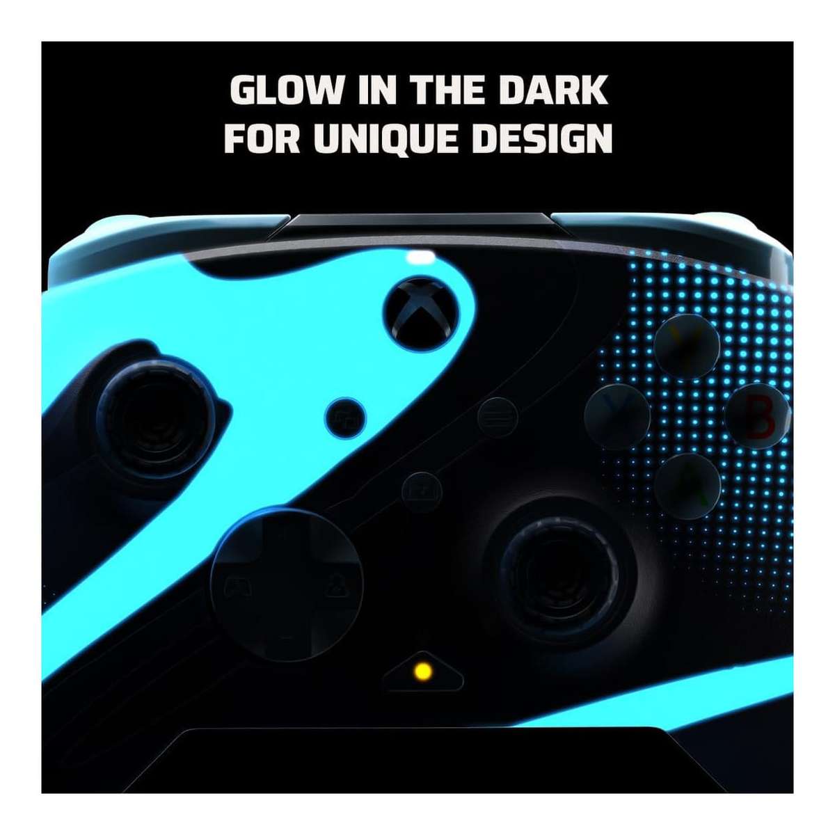 PDP REMATCH Glow Wired Gaming Controller for Xbox Series X - Blue Tide 049-023-BLTD