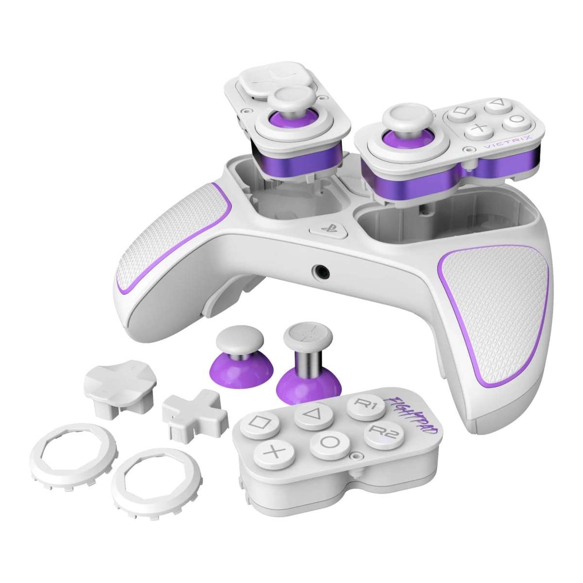PDP Victrix Pro 052-002-WH Wireless Modular Gaming Controller - White 052-002-WH