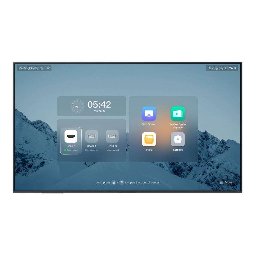 Yealink 65-inch Video Conferencing MeetingDisplay