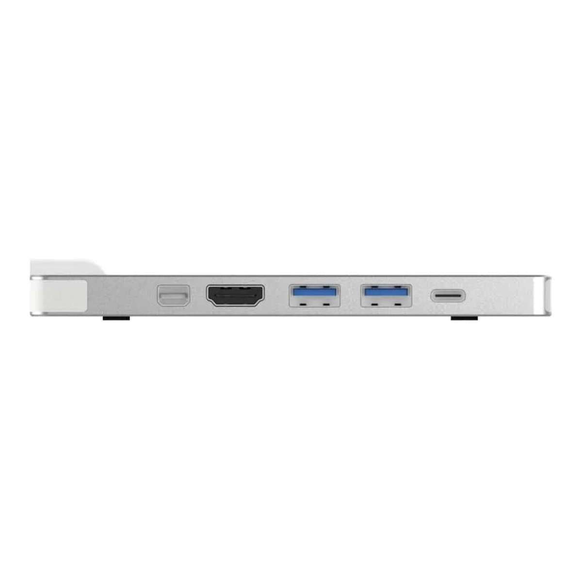 LMP Compact Dock 8-in-1 Ethernet Docking Station Silver 17278