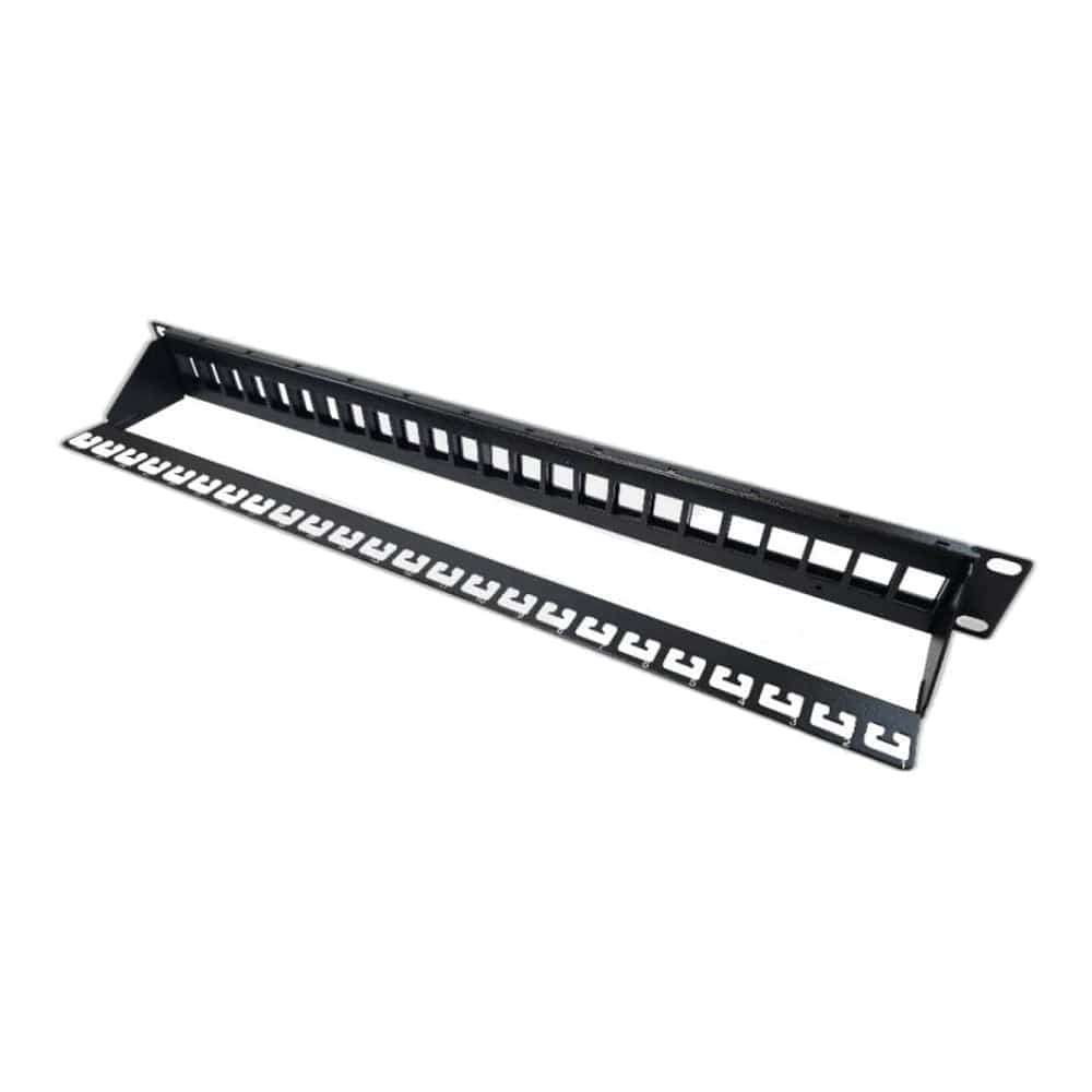 Globalsix 24-port UTP PCB Cat5e Populated Patch Panel 1PG6UPPCB24C5E