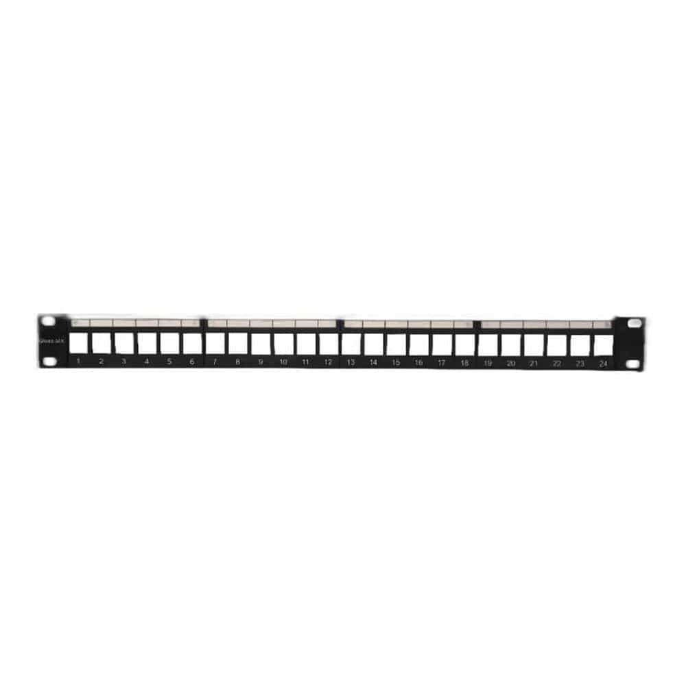 Globalsix 24-port UTP PCB Cat5e Populated Patch Panel 1PG6UPPCB24C5E