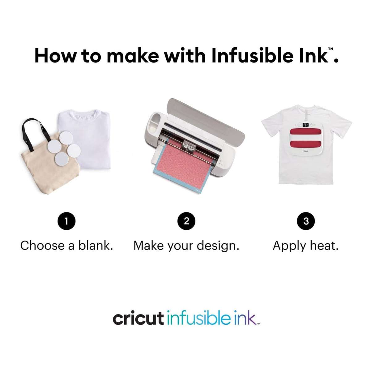 Cricut Infusible Ink Transfer Sheets 30.5x30.5cm 2-pack Black 2011320