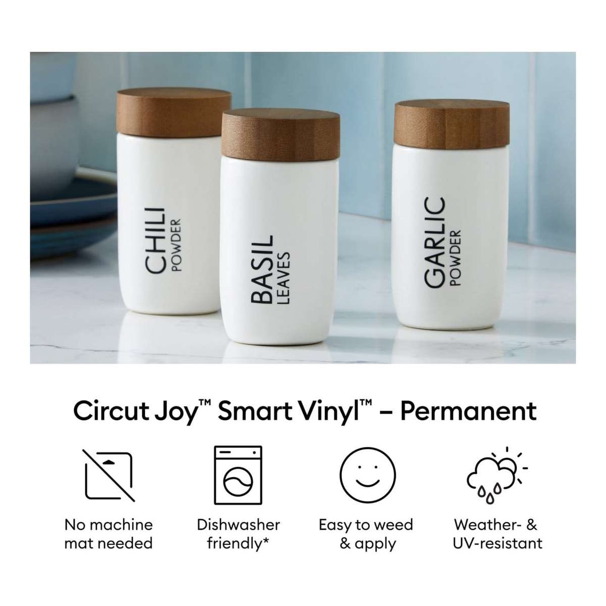 Cricut Joy Smart Vinyl Permanent 14x122cm 1-sheet Black 2011357