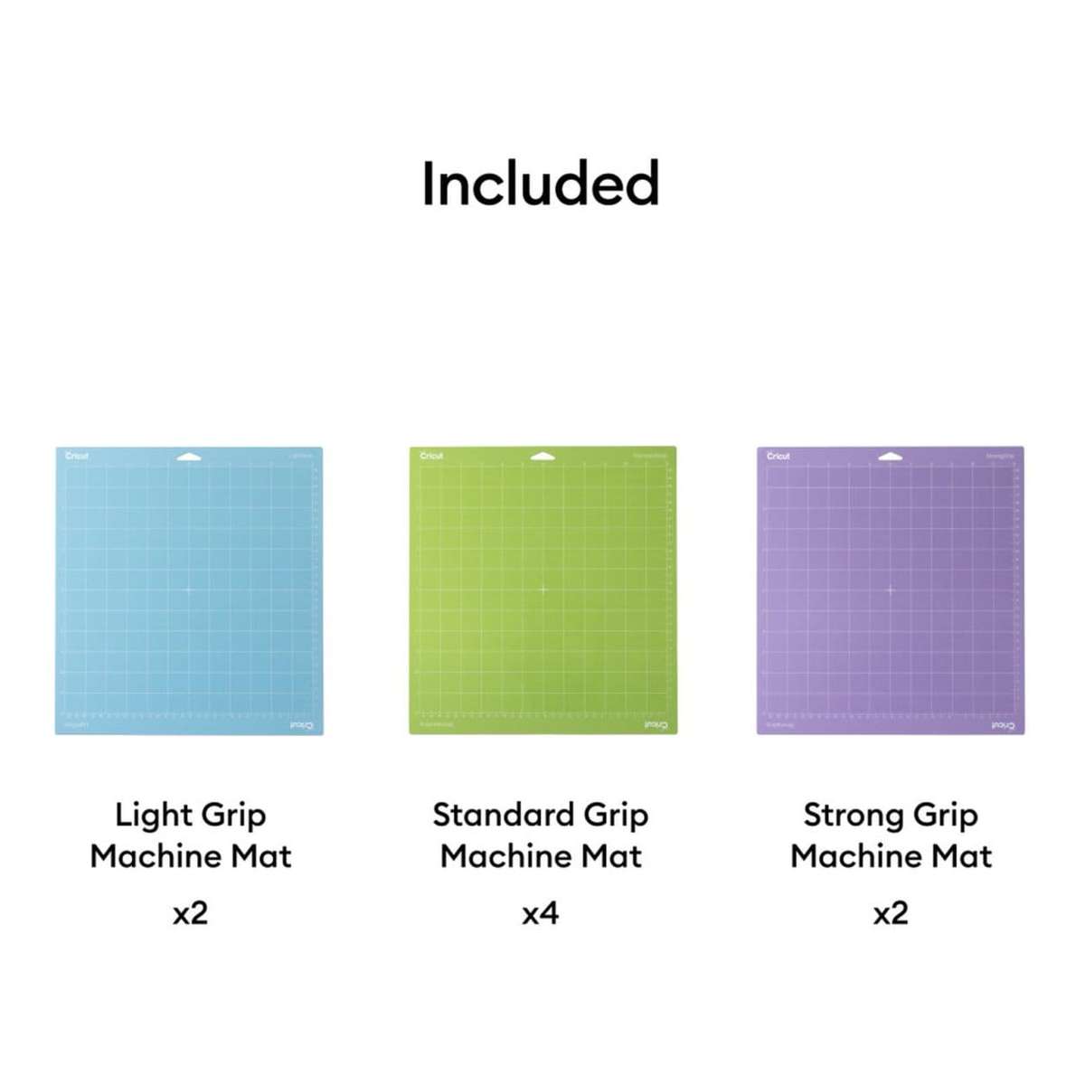 Cricut Machine Mat Variety Pack 30.5x30.5cm 8-pack 2012133