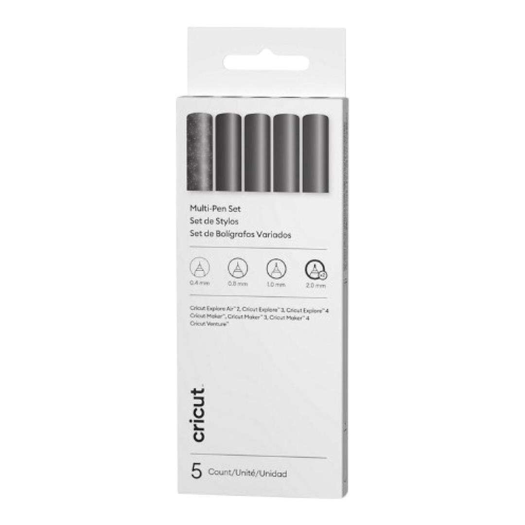 Cricut Multi-Size Pen Set Black 5-pack 2012175