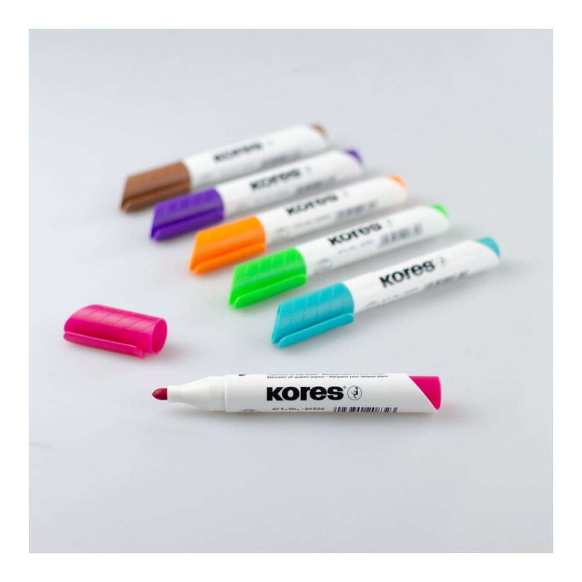 Kores K-Marker Whiteboard Marker with Bullet Tip 10-pack 20800