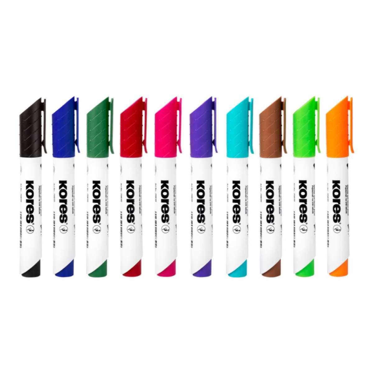 Kores K-Marker Whiteboard Marker with Bullet Tip 10-pack 20800