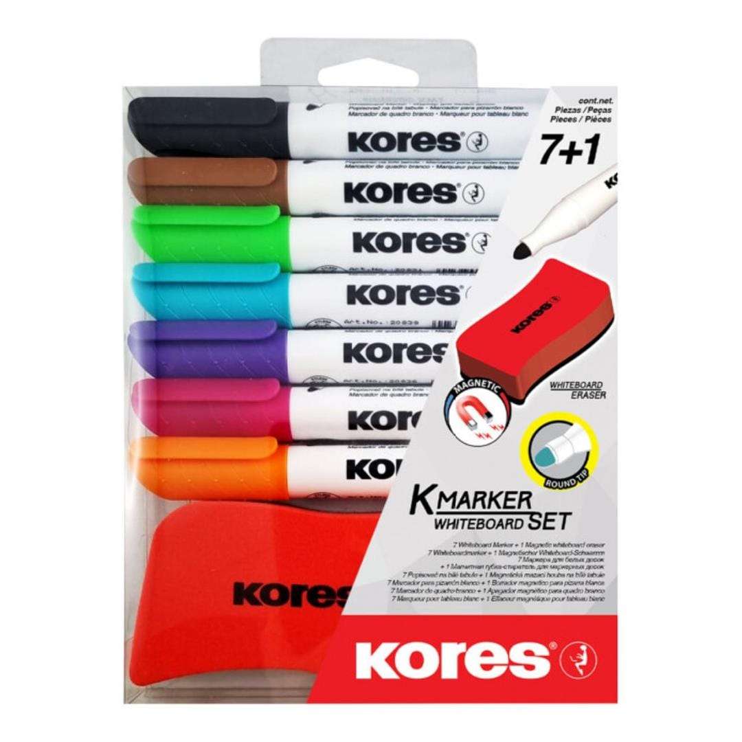 Kores K-Marker Whiteboard Marker with Bullet Tip 10-pack 20800