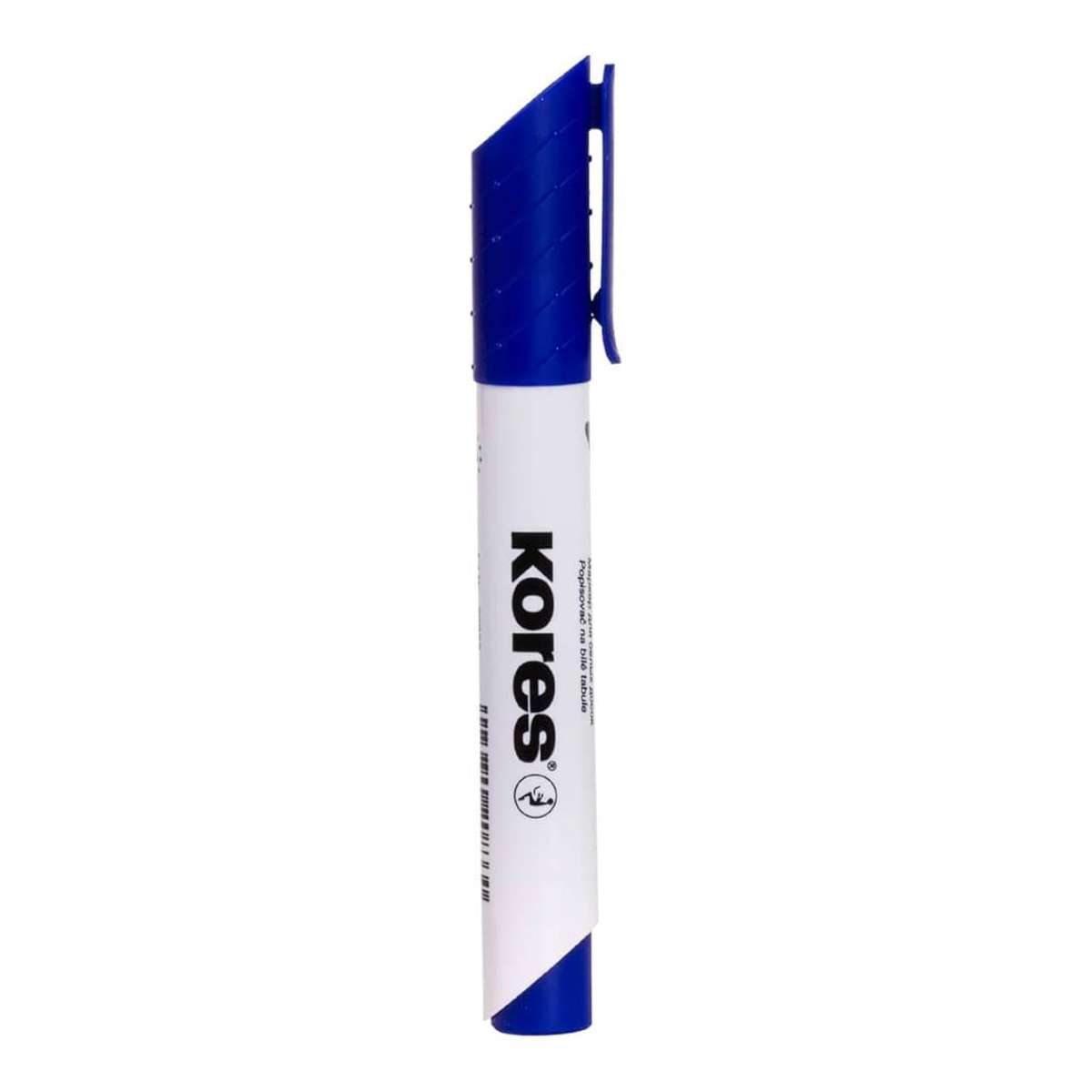 Kores K-Marker Whiteboard Marker with Bullet Tip 12-pack Blue 20833