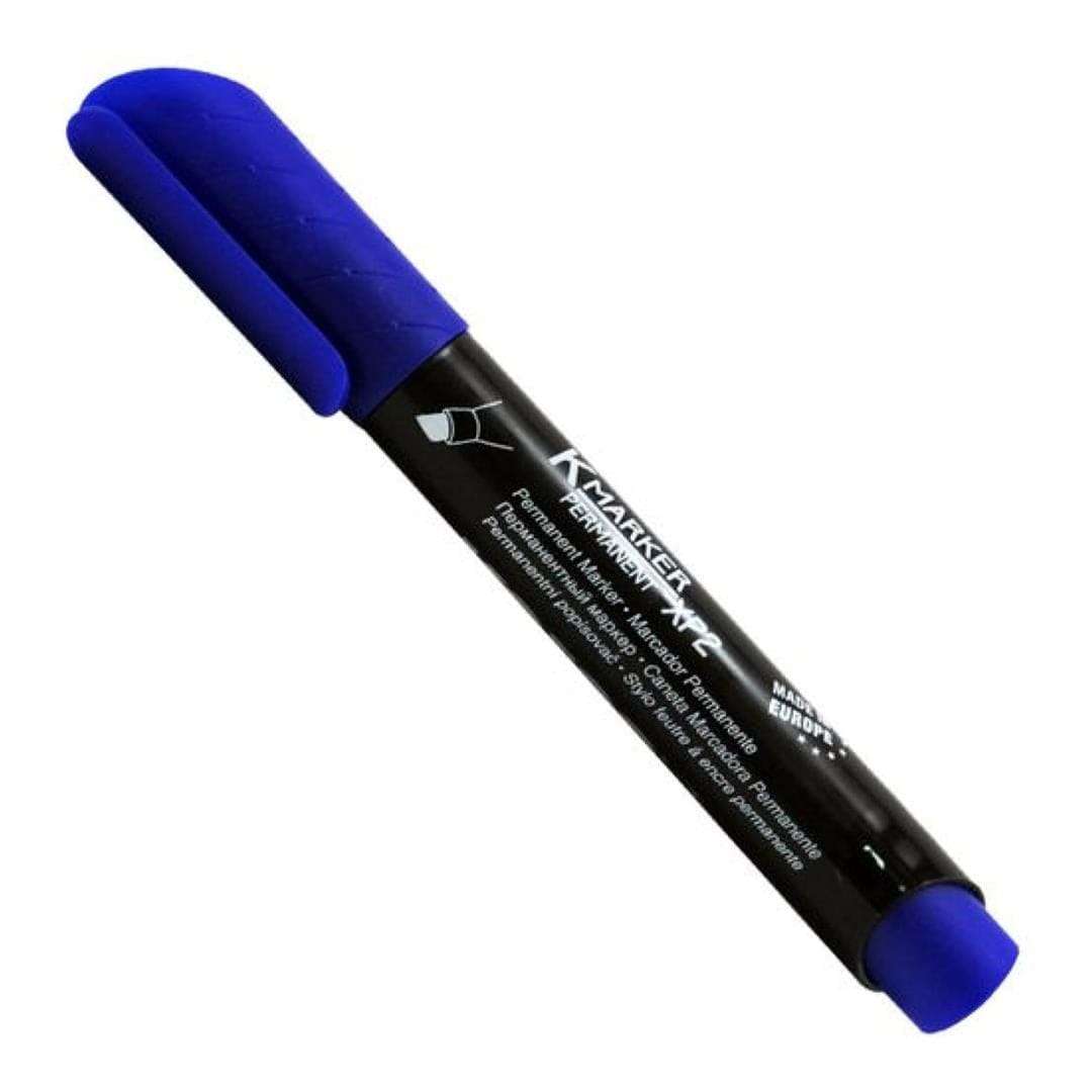 Kores K-Marker Permanent Marker Bullet Tip 12-pieces Blue 20933